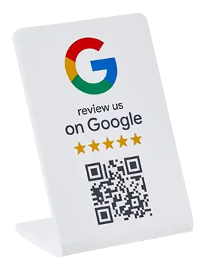 Review Stand White
